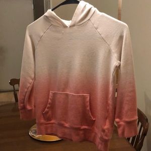 Tye dye pink and white Hooded Sweatshirt!